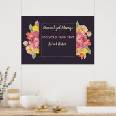 Blumenveranstaltung Poster (Küche)