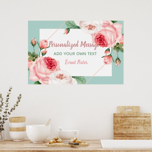 Blumenveranstaltung Poster (Küche)