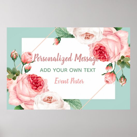 Blumenveranstaltung Poster (Vorne)