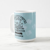 Blumenverbund "Booktroverts Unite" Kaffeetasse (Vorderseite Links)