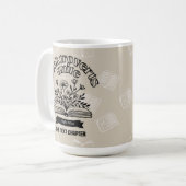 Blumenverbund "Booktroverts Unite" Kaffeetasse (Vorderseite Links)
