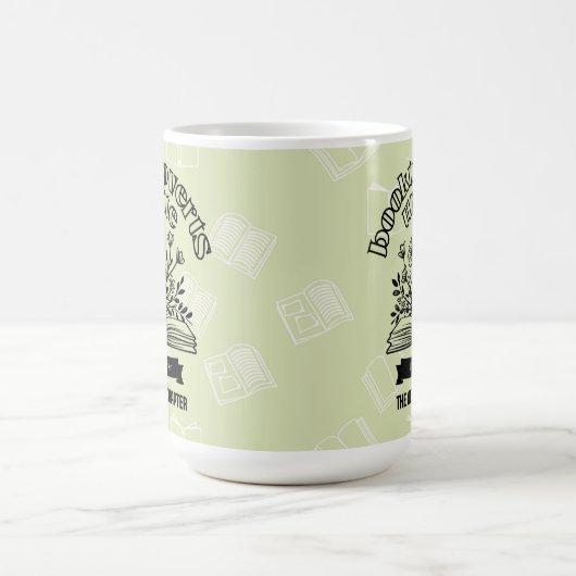 Blumenverbund "Booktroverts Unite" Kaffeetasse (Mittel)