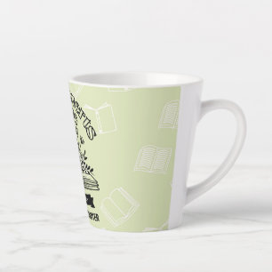 Blumenverbund "Booktroverts Unite" Milchtasse