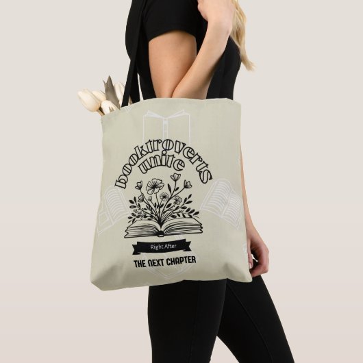 Blumenverbund "Booktroverts Unite" Tasche (Von Nahem)