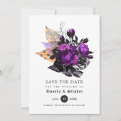 Blumenverheiratung Save The Date (Vorderseite)