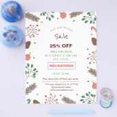 Blumenverkauf Werbeaktion Flyer (Einzeln)