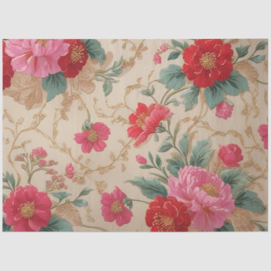 Blumenverkleidung Seidenpapier (Vorderseite)