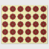 Blumenverpackungspapier - Florales Design Geschenkpapier (Flach)