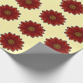Blumenverpackungspapier - Florales Design Geschenkpapier (Ecke)