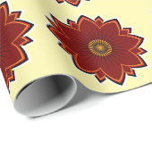 Blumenverpackungspapier - Florales Design Geschenkpapier (Rolleneckpunkt)