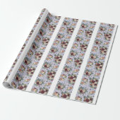 Blumenverpackungspapier Geschenkpapier (Ungerollt)