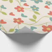 Blumenverpackungspapier Geschenkpapier (Ecke)
