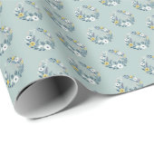Blumenverpackungspapier Geschenkpapier (Rolleneckpunkt)