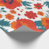 Blumenverpackungspapier Geschenkpapier (Ecke)