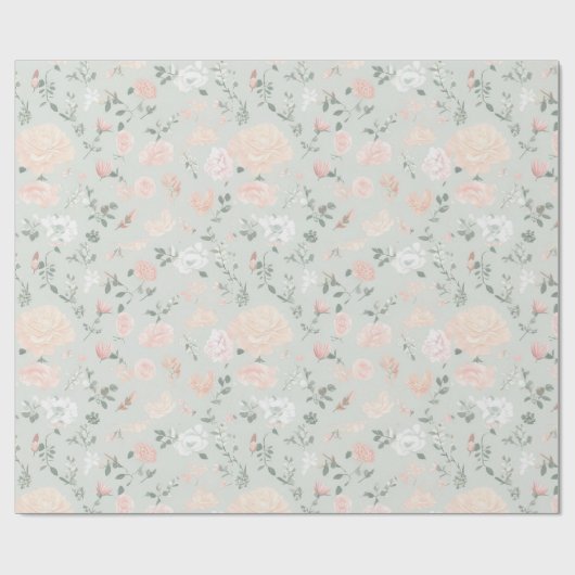 Blumenverpackungspapier Geschenkpapier (Flach)