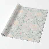 Blumenverpackungspapier Geschenkpapier (Ungerollt)
