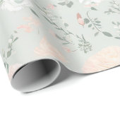 Blumenverpackungspapier Geschenkpapier (Rolleneckpunkt)