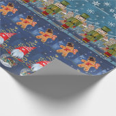 Blumenverpackungspapier Geschenkpapier (Ecke)