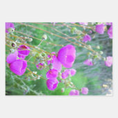 Blumenverpackungspapier Geschenkpapier Set (Vorderseite)