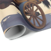 Blumenverpackungspapier Naiver Stil Geschenkpapier (Rolleneckpunkt)