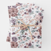 Blumenverpackungspapiere geschenkpapier set (Beispiel)