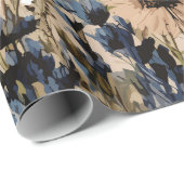 Blumenversäumung Geschenkpapier (Rolleneckpunkt)