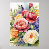 Blumenverzauberung Poster (Vorne)