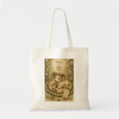 Blumenvintage-Essenz Sternzeichen-Widder Tragetasche (Vorne)