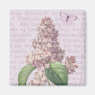 Blumenvintage Fliederblumenmagnet lila Magnet