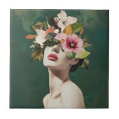 Blumenvisionen Fliese (Vorderseite)