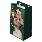 Blumenvisionen Kleine Geschenktüte (Rückseite Schrägansicht)