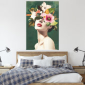 Blumenvisionen Leinwanddruck (Insitu (Schlafzimmer))