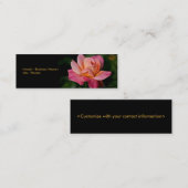 BlumenVisitenkarte Mini Visitenkarte (Vorne/Hinten)