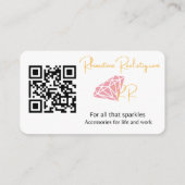 BlumenVisitenkarte Visitenkarte (Rückseite)