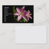 BlumenVisitenkarte Visitenkarte (Vorne/Hinten)