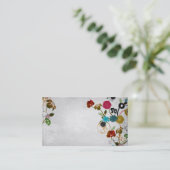 BlumenVisitenkarte Visitenkarte (Stehend Vorderseite)