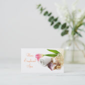 BlumenVisitenkarte Visitenkarte (Stehend Vorderseite)