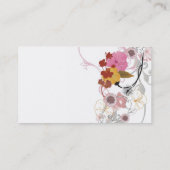BlumenVisitenkarte Visitenkarte (Rückseite)