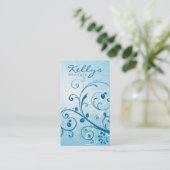 BlumenVisitenkarte Visitenkarte (Stehend Vorderseite)