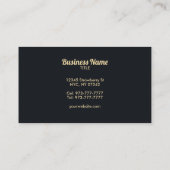 BlumenVisitenkarten Visitenkarte (Rückseite)