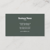 BlumenVisitenkarten Visitenkarte (Rückseite)