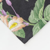 Blumenvliesdecke Fleecedecke (Ecke)