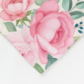 Blumenvliesdecke Fleecedecke (Ecke)