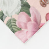 Blumenvliesdecke Fleecedecke (Ecke)