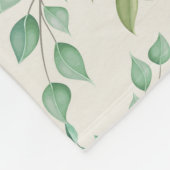 Blumenvliesdecke Fleecedecke (Ecke)