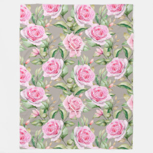 Blumenvliesdecke Fleecedecke