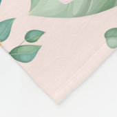 Blumenvliesdecke Fleecedecke (Ecke)