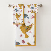 Blumenvögel Badhandtuch Set (Insitu)