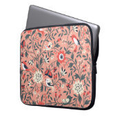 Blumenvögel Handgezogene Vintag Laptopschutzhülle (Vorderseite Links)
