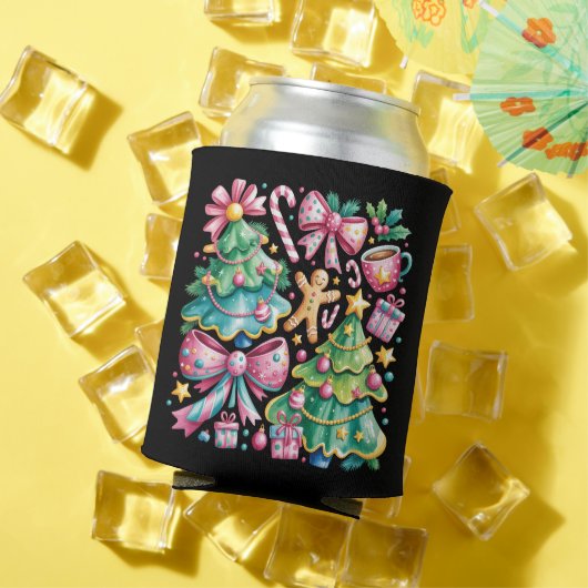 Blumenvogel Xmas Tree Bow Coquette Pink Blau Dosenkühler (In Situ Sommer)